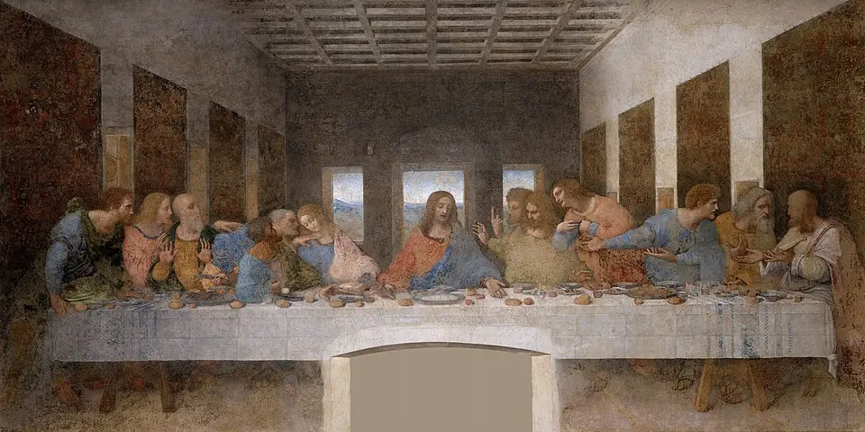 La Última Cena de Leonardo da Vinci en Santa Maria delle Grazie