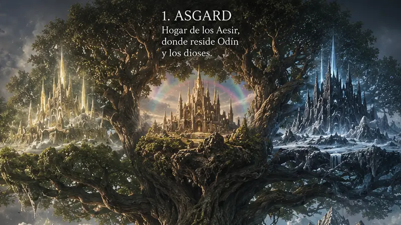 Yggdrasil: el árbol del mundo en la mitología nórdica y los nueve reinos