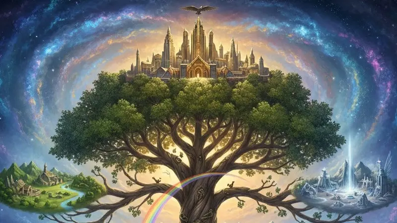 Yggdrasil el Árbol del Mundo en la mitología nórdica